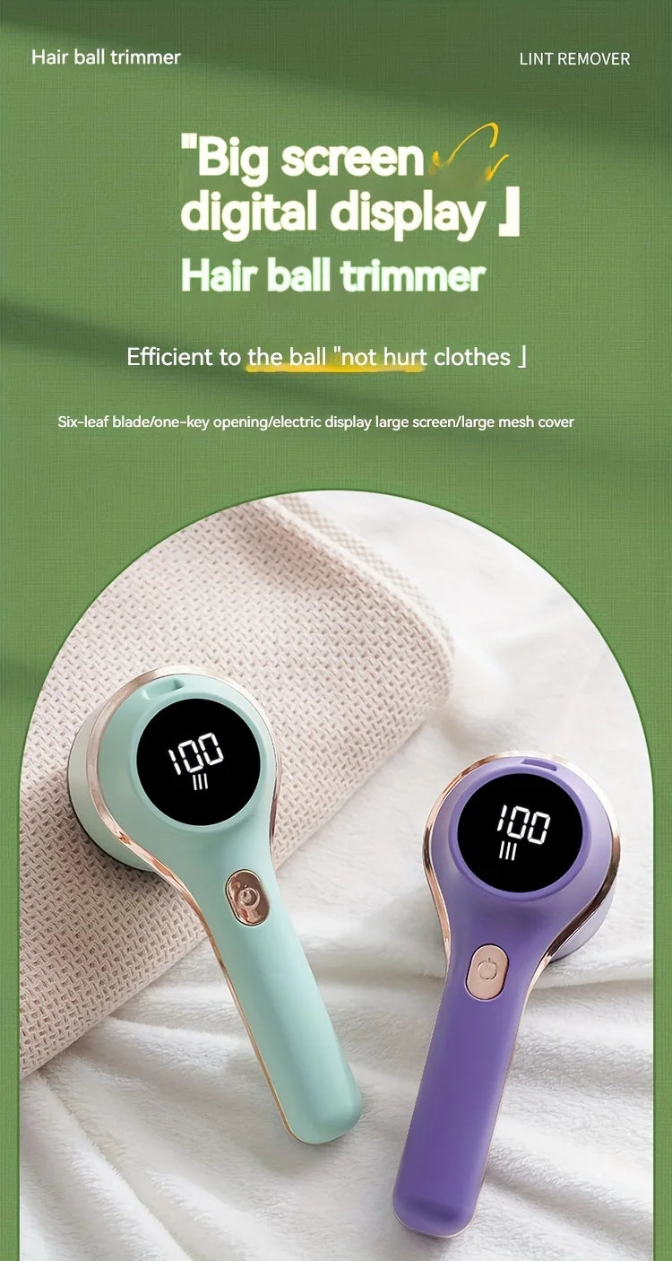 Lint Remover Electric USB Rechargeable Clothes Shaver Power Removes Lint From Clothes Cleaning Brush Take Out of Clothes
